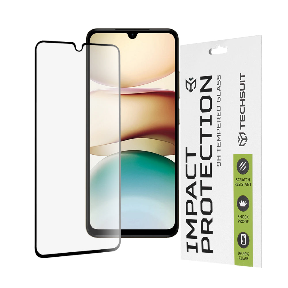 Techsuit - 111D Full Cover / Full Glue Glass - Xiaomi Redmi A5 4G (Standard) - Black