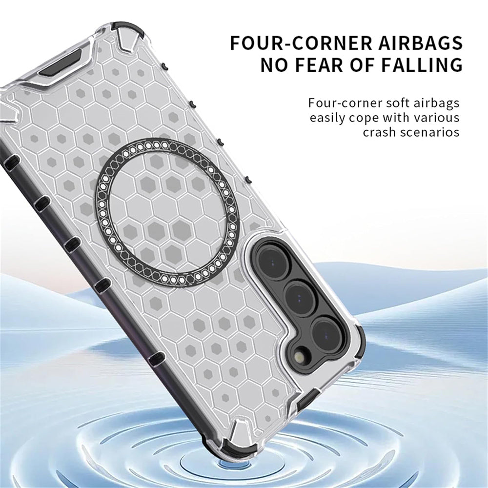 Techsuit - HoneyComb Shield MagSafe - Honor Magic7 Lite / X9c - White
