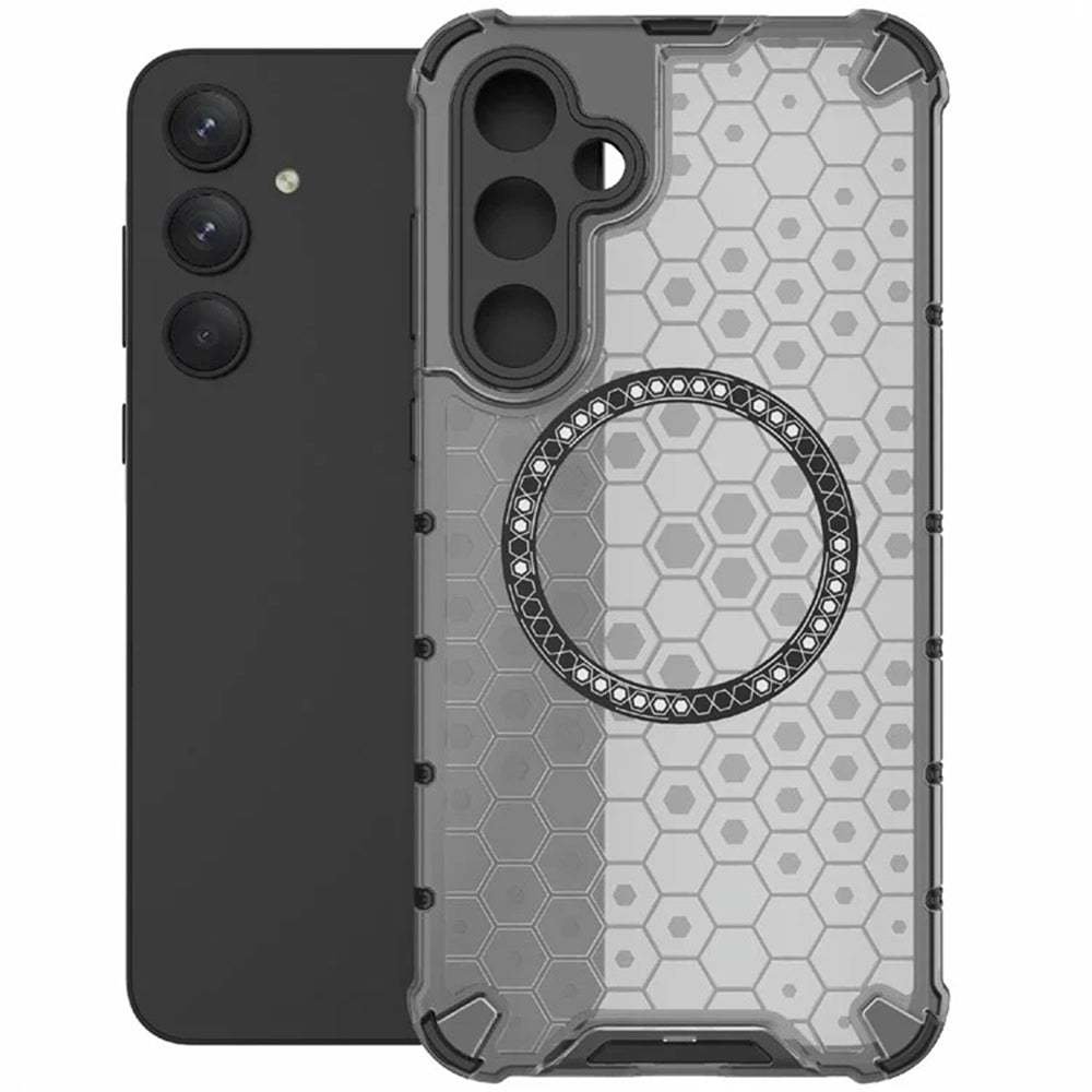 Techsuit - HoneyComb Shield MagSafe - Samsung Galaxy A35 5G - Black