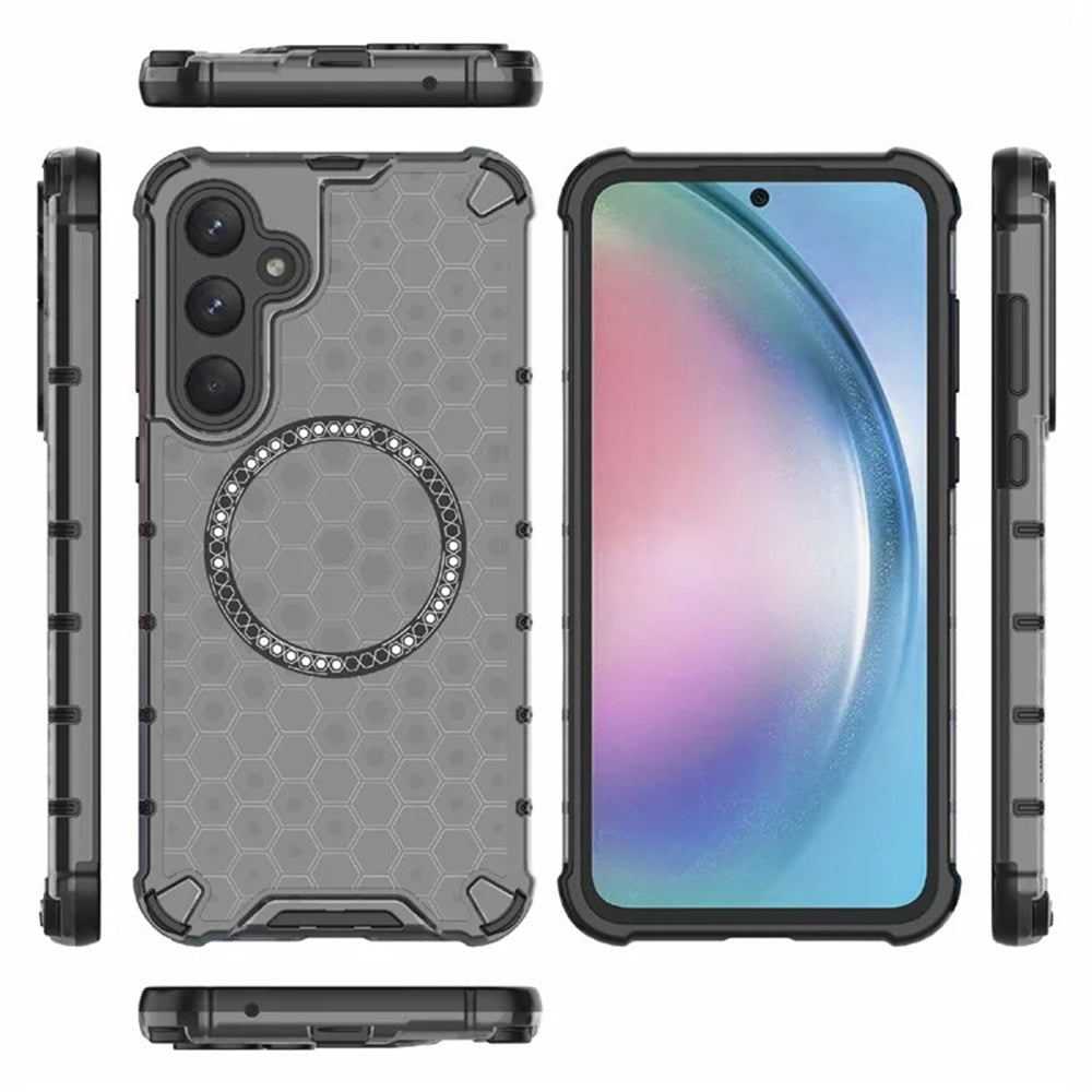 Techsuit - HoneyComb Shield MagSafe - Samsung Galaxy A35 5G - Black