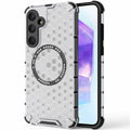 Techsuit - HoneyComb Shield MagSafe - Samsung Galaxy A55 5G - White