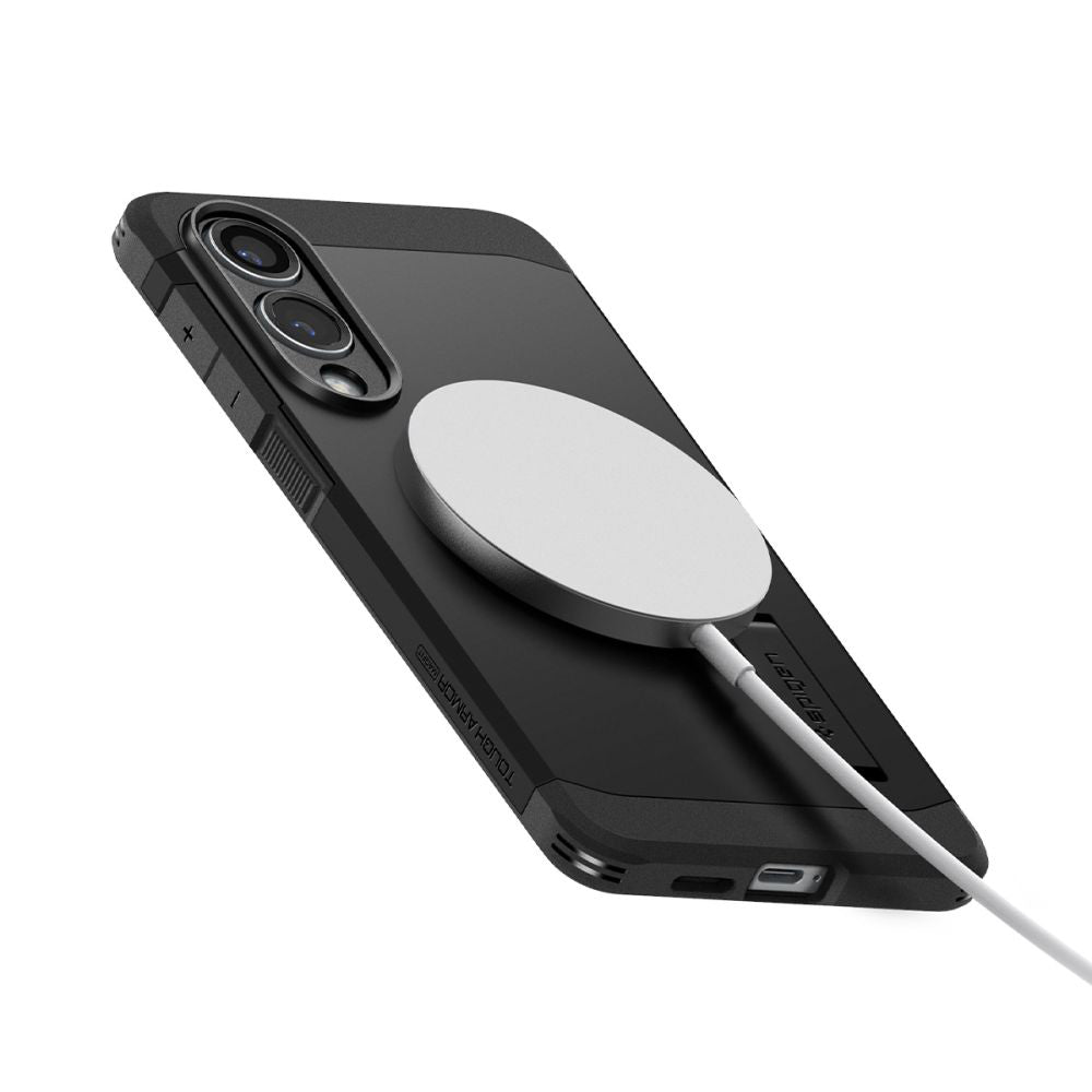 Spigen - Tough Armor MagSafe (ACS09422) - Samsung Galaxy S25 Edge - Black