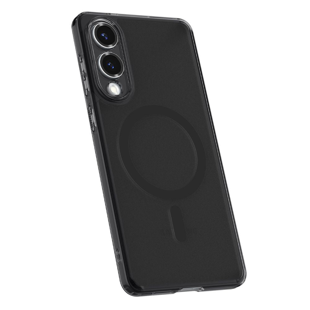 Spigen Husa de protectie Spigen Ultra Hybrid MagSafe (ACS09419) compatibil cu Samsung Galaxy S25 Edge, Frost Black – ima