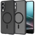 Spigen Husa de protectie Spigen Ultra Hybrid MagSafe (ACS09419) compatibil cu Samsung Galaxy S25 Edge, Frost Black