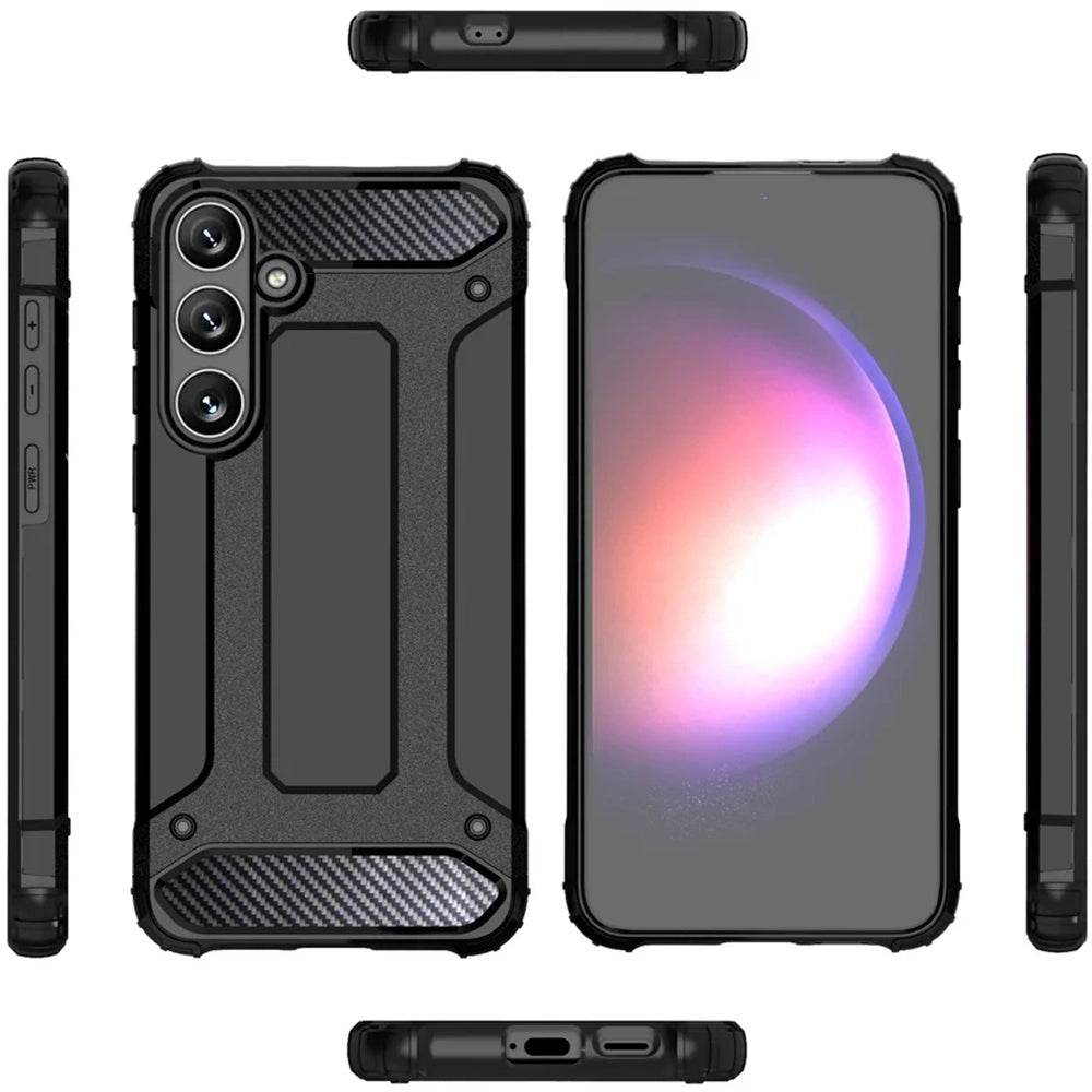 Techsuit - Hybrid Armor - Samsung Galaxy S25 Plus - Black