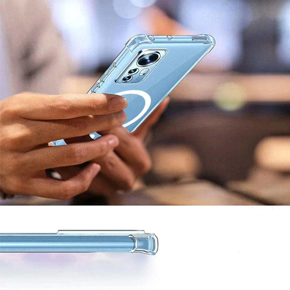 Techsuit - Shockproof Clear Silicone MagSafe - Nothing Phone (3a) Pro - Clear
