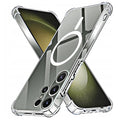 TechSuit Husa de protectie Techsuit Shockproof Clear Silicone MagSafe compatibil cu Samsung Galaxy S23 Ultra, Transparen