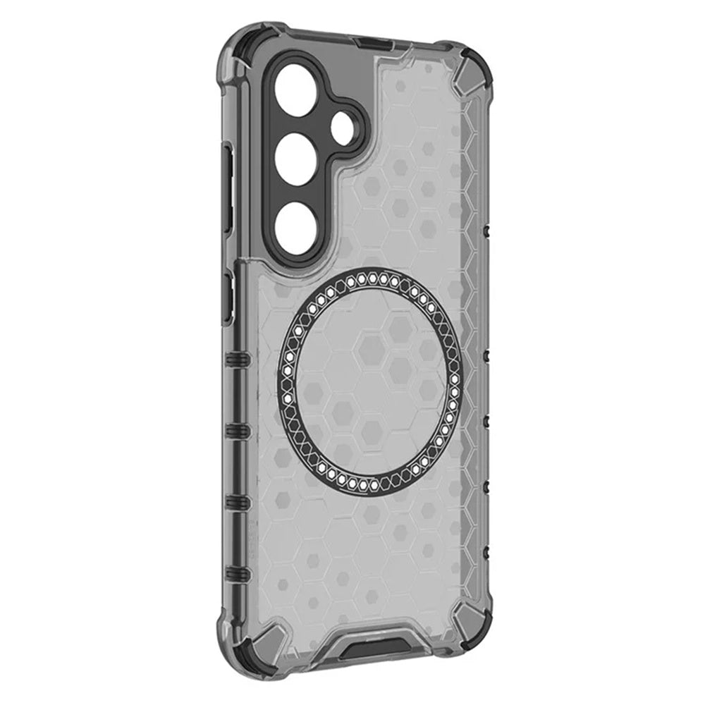 Techsuit - HoneyComb Shield MagSafe - Samsung Galaxy S25 Plus - Black