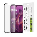 Techsuit - 111D Full Cover / Full Glue Glass / 3D Curved Screen - Motorola Edge 60 Pro - Black