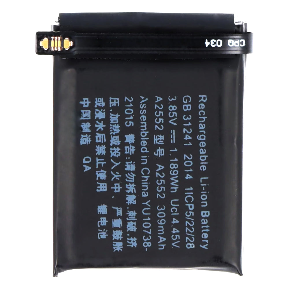 OEM - Smartwatch Battery A2552 (19118) - Apple Watch 7 45mm - 309mAh - Black
