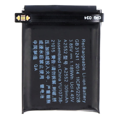 OEM - Smartwatch Battery A2552 (19118) - Apple Watch 7 45mm - 309mAh - Black