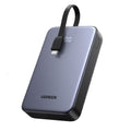 Ugreen - Power Bank PB505 (45762) - Built-in Type-C Cable, Fast Charging, 20000mAh, USB, USB-C, 22.5W, 5V/3A - Grey