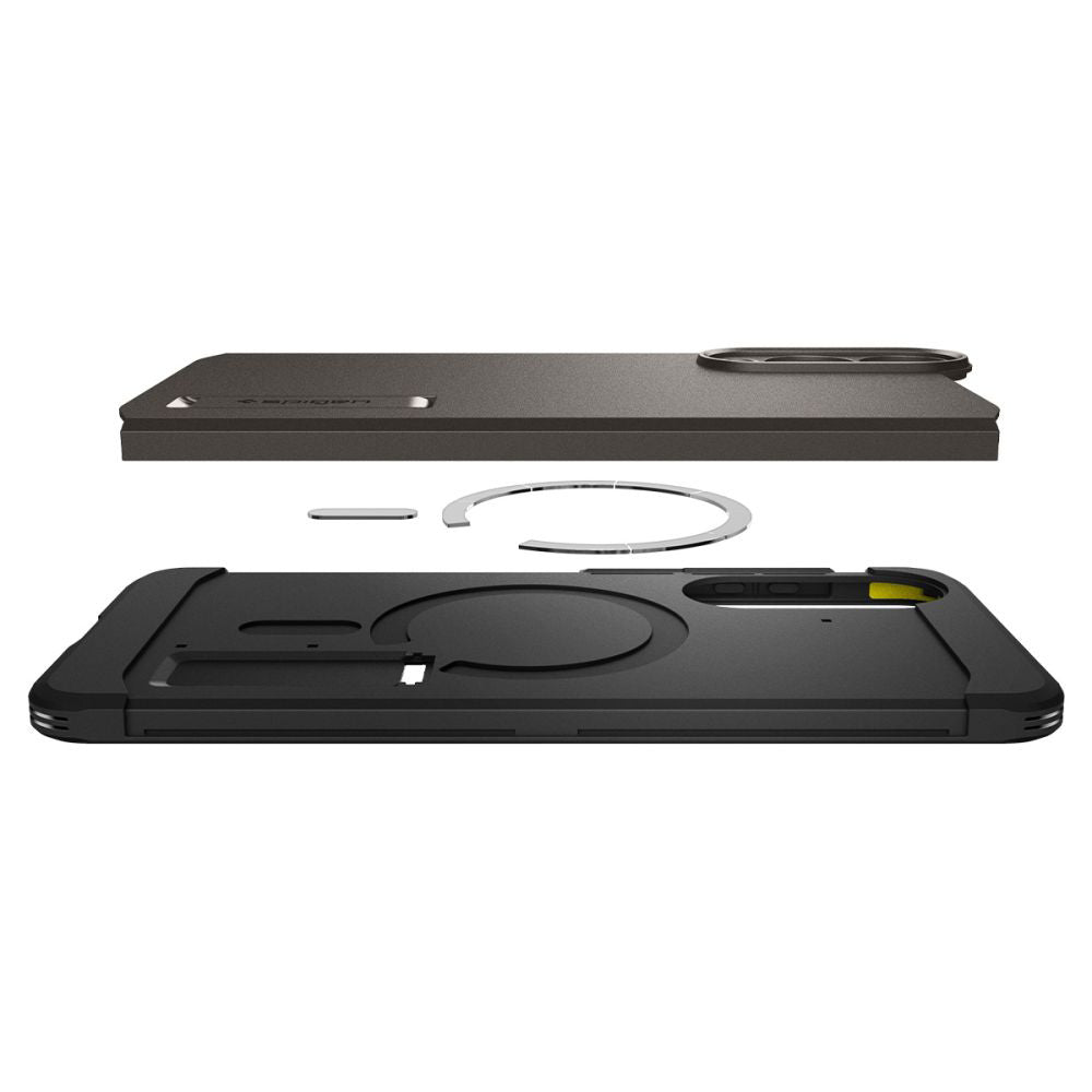 Spigen - Tough Armor MagSafe (ACS09423) - Samsung Galaxy S25 Edge - Gunmetal