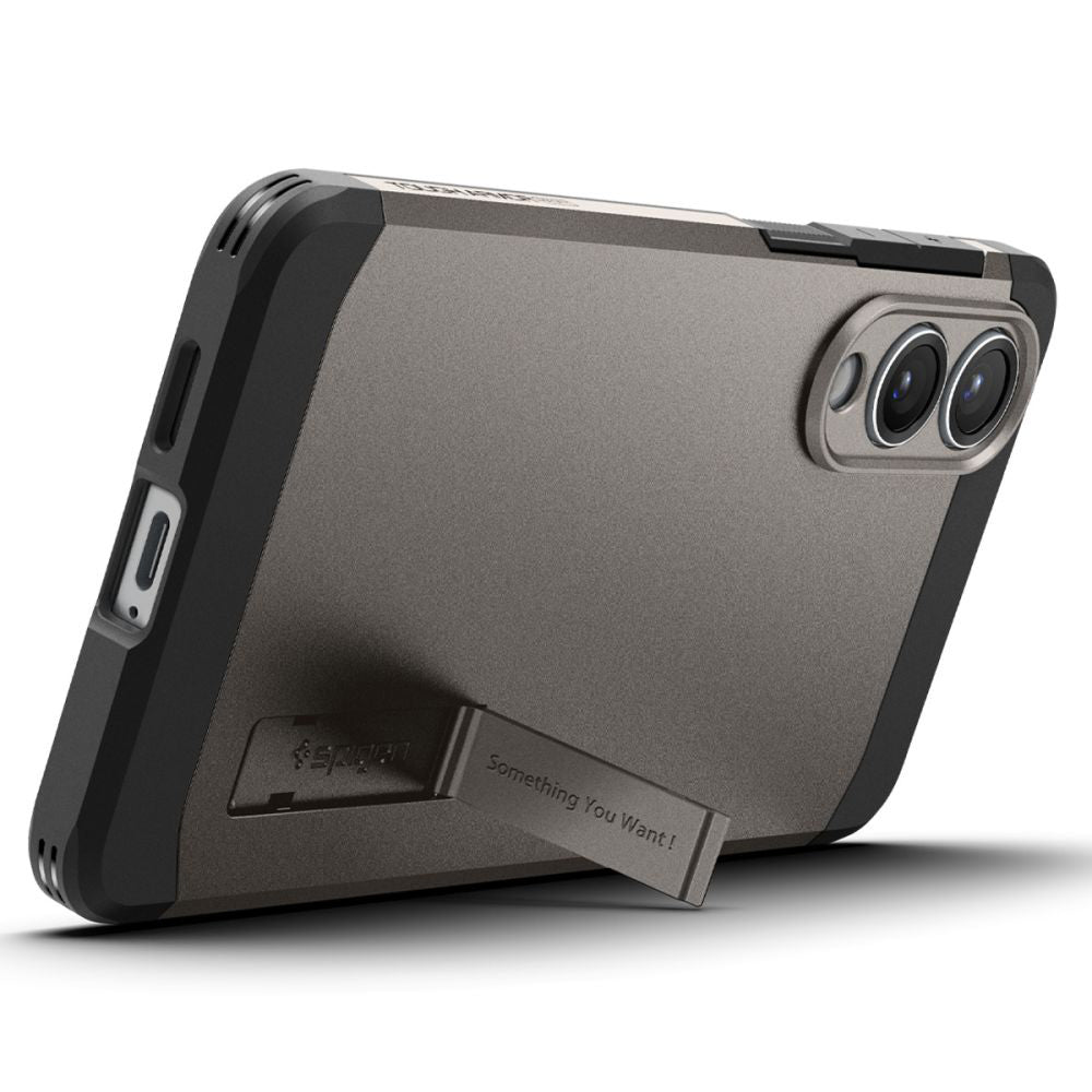 Spigen - Tough Armor MagSafe (ACS09423) - Samsung Galaxy S25 Edge - Gunmetal