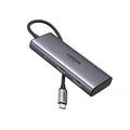 Hub Ugreen CM498 (15852), 2x USB3.0 / 2x Type-C / 2x HDMI, 5Gbps PD100W, Gri