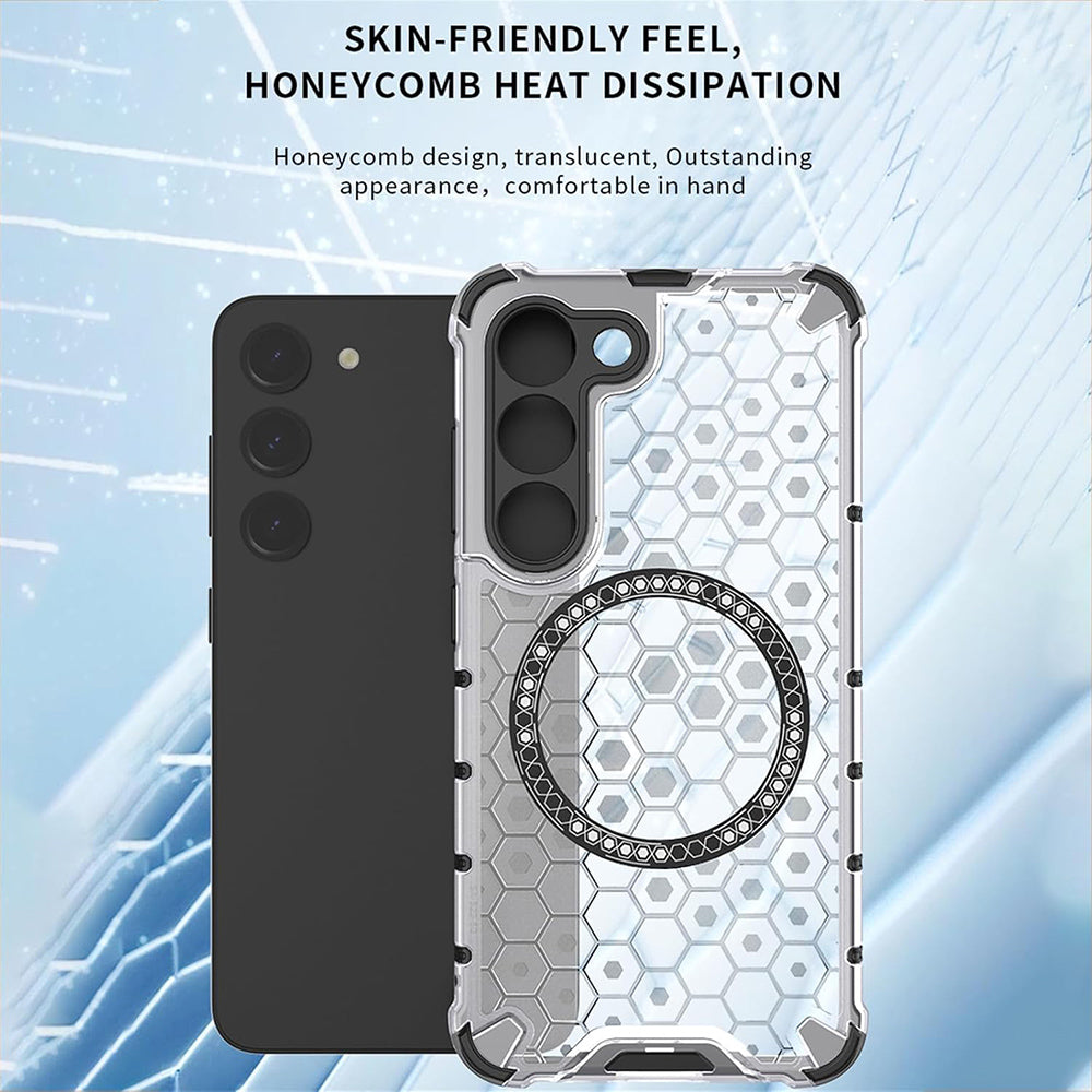 TechSuit Husa de protectie Techsuit HoneyComb Shield MagSafe compatibil cu Honor 400 Lite, Negru – imagine 2