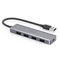 Ugreen - Docking Station CM512 (50985) - USB to 4x USB3.0, 1x Micro-USB, Plug & Play, 5Gbps, 0.15m - Space Gray