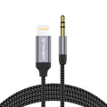 Techsuit - Premium Cable Adapter SoundShell (AC10) - iOS to 3.5mm Jack, 16bit/48Khz, 1.5m - Gray