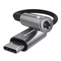 Techsuit - Premium Cable Adapter SonicPiX (AC14) - Type-C to 3.5mm Jack, 3A, DAC Chip, Aluminum, Digital Decoder, 0.1m -
