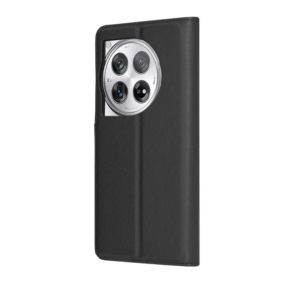 Techsuit - Leather Folio - OnePlus 12 - Black