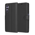 Techsuit - Leather Folio - Samsung Galaxy S24 - Black