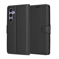 Techsuit - Leather Folio - Samsung Galaxy S24 Plus - Black
