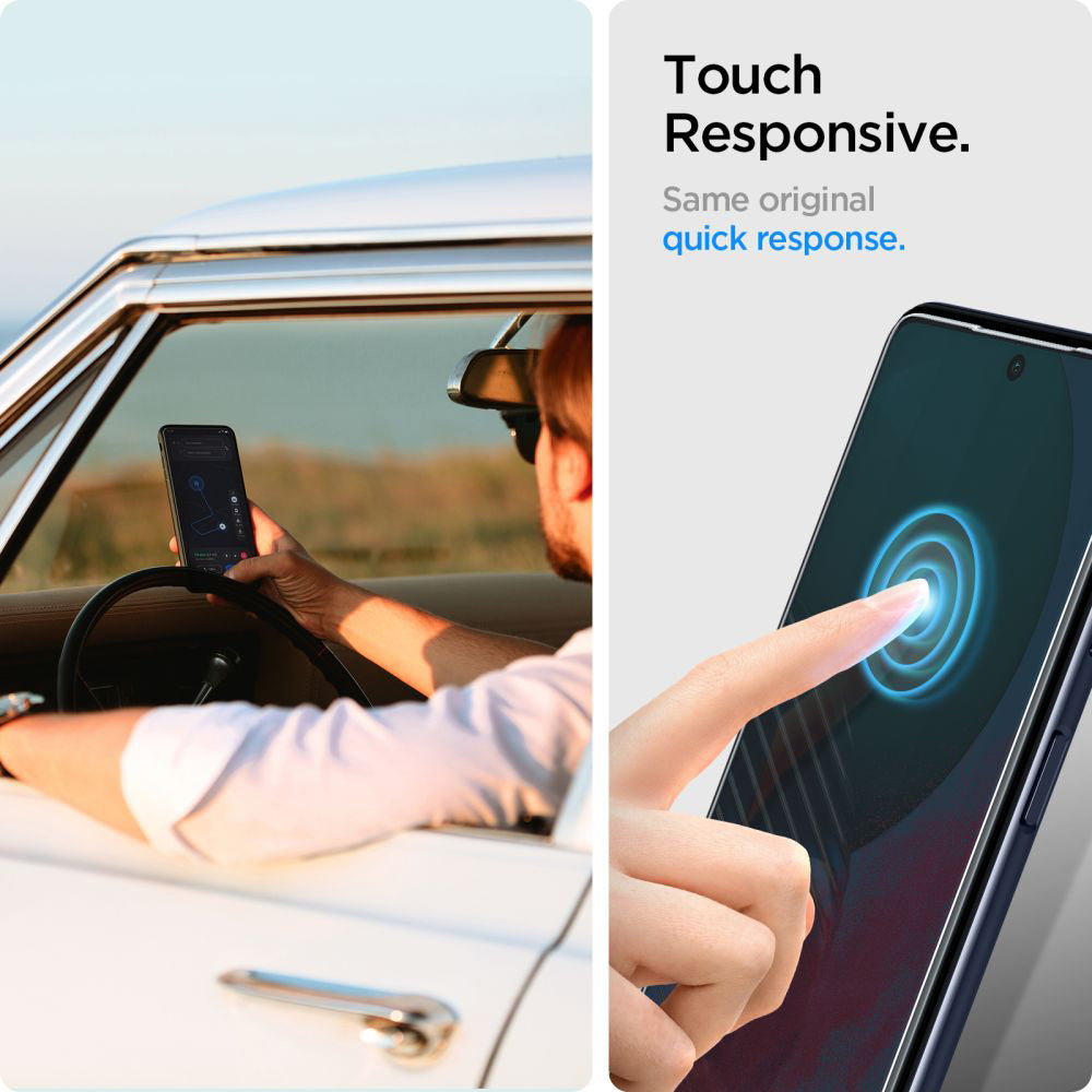 Spigen Folie de protectie Spigen (set de 2) Glas.tR Slim (AGL09407) compatibil cu Samsung Galaxy Xcover7 / Xcover7 Pro, 