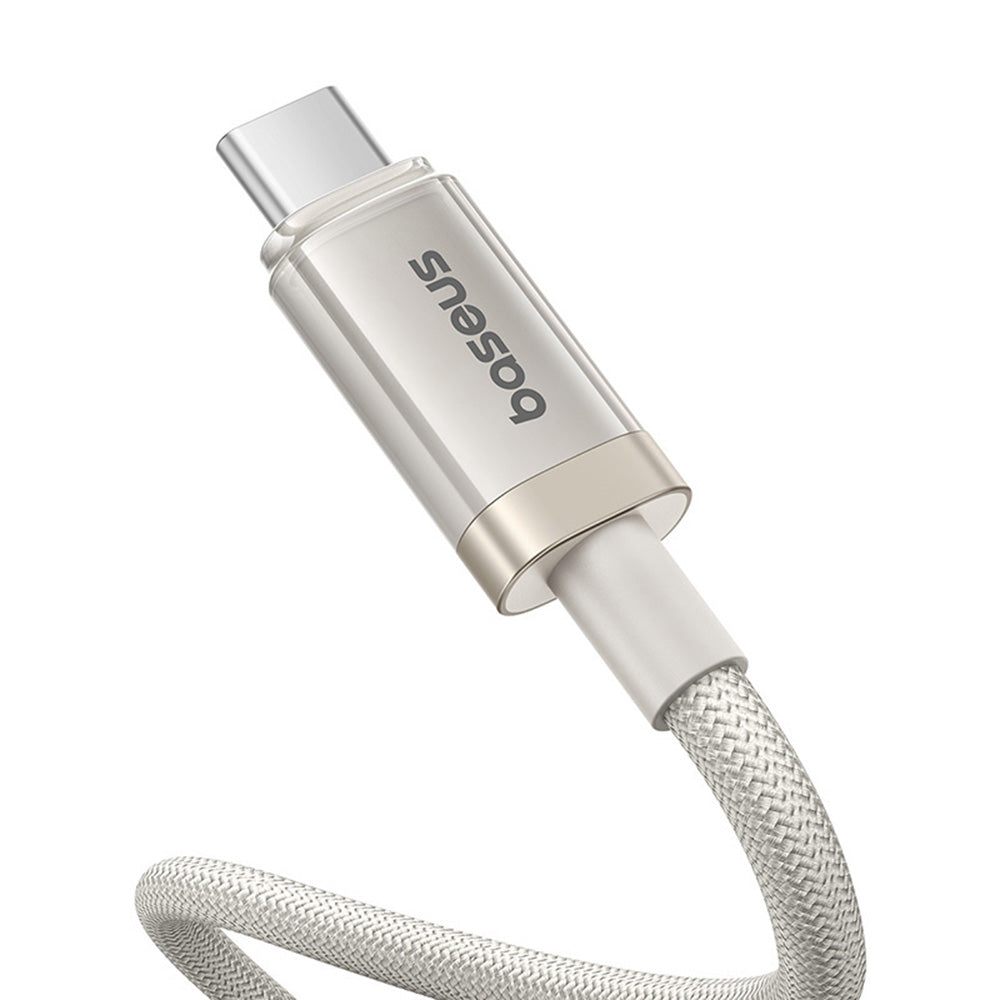 Baseus - Data Cable Titanium (P10378100G21-01) - USB-C to Type-C, 100W, Fast Charging, 480Mbps, 2m - Galaxy Titanium Gol