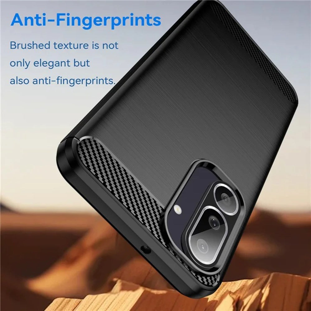 Techsuit - Carbon Silicone - Samsung Galaxy M56 - Black