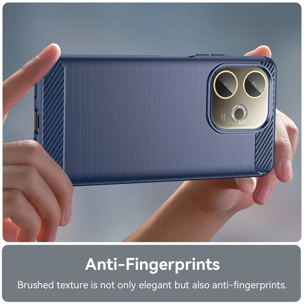 Techsuit - Carbon Silicone - Oppo A5 Pro 4G / A5 Pro 5G - Blue