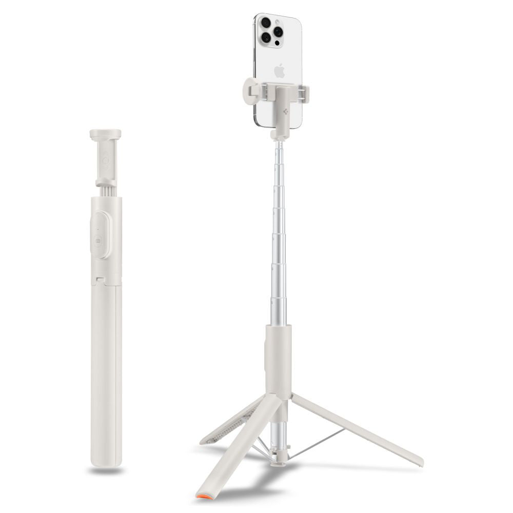 Selfie Stick Bluetooth cu Telecomanda- Spigen S541W (AMP09337) - Dune Beige