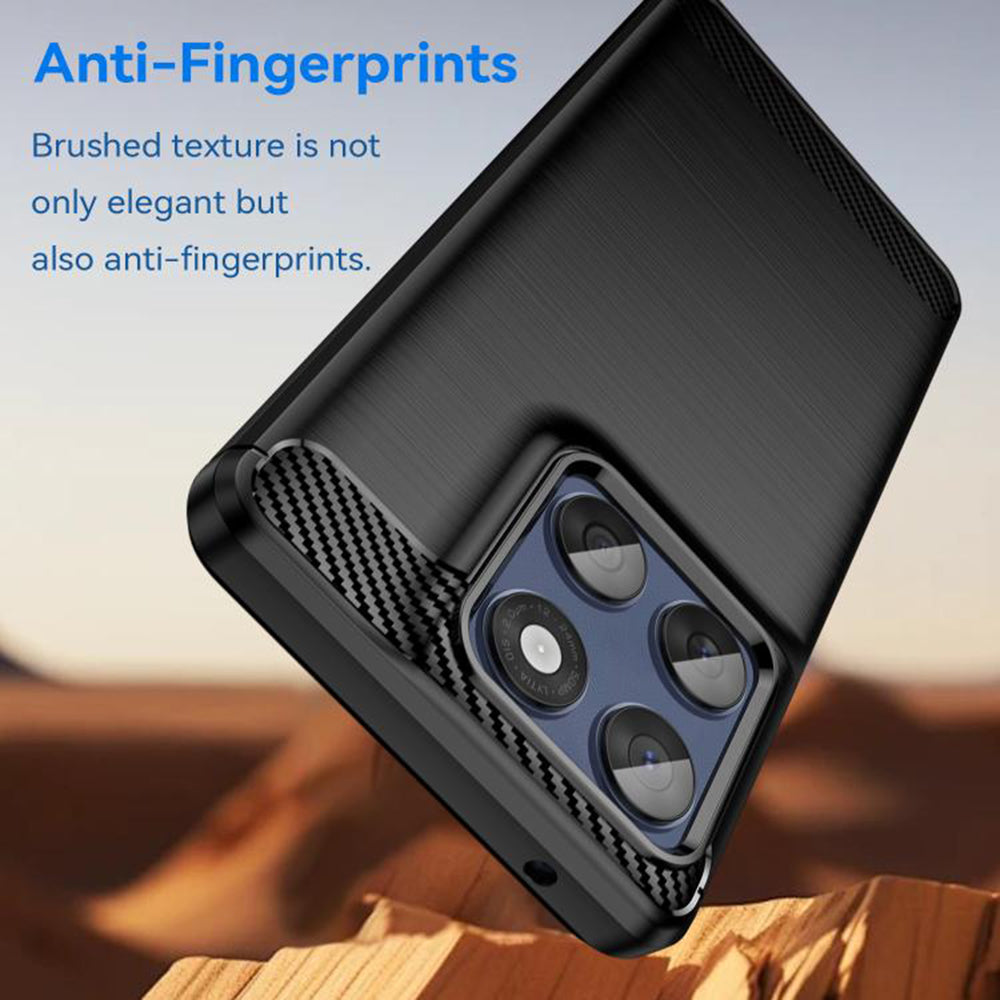 Techsuit - Carbon Silicone - Motorola Edge 60 Pro - Black