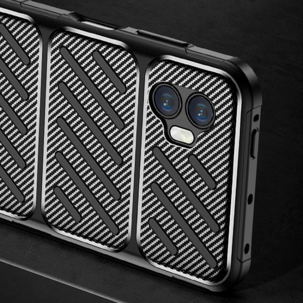 Techsuit - CarbonFiber - Samsung Galaxy Xcover7 Pro - Black