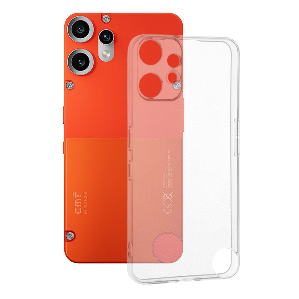 Techsuit - Clear Silicone - Nothing CMF Phone 2 Pro - Transparent