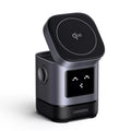 Ugreen - Wireless Charger W709 (45775) - 2in1, with Smart Display, Funny Emoji, for iPhone, AirPods, USB-C, 25W - Black
