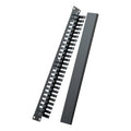 Ugreen - Cable Organizer NW128 (70424) - Panel with 24 Ports, Management System, Metal, Up to 19" - Black