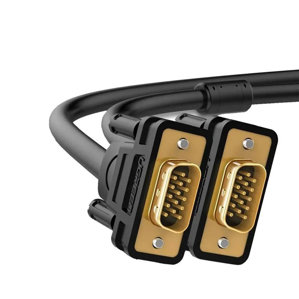 Cablu Ugreen VG101 (11633), VGA la VGA, 10m, Negru