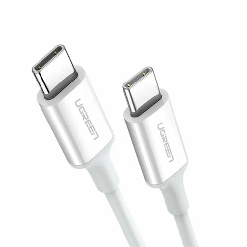 Ugreen - Data Cable US264 (60518) - Fast Charging, USB-C to USB-C, 3A, 60W, 1m - White