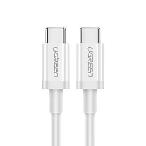 Ugreen - Data Cable US264 (60518) - Fast Charging, USB-C to USB-C, 3A, 60W, 1m - White