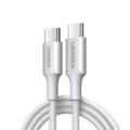 Ugreen - Data Cable L501 (35465) - USB-C to USB-C, 3A, 60W, 1m, Nylon - Titanium Gray