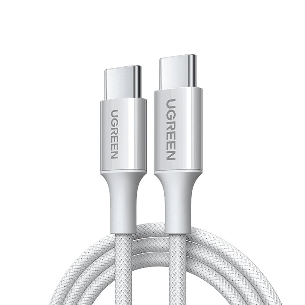 Ugreen - Data Cable L501 (35465) - USB-C to USB-C, 3A, 60W, 1m, Nylon - Titanium Gray