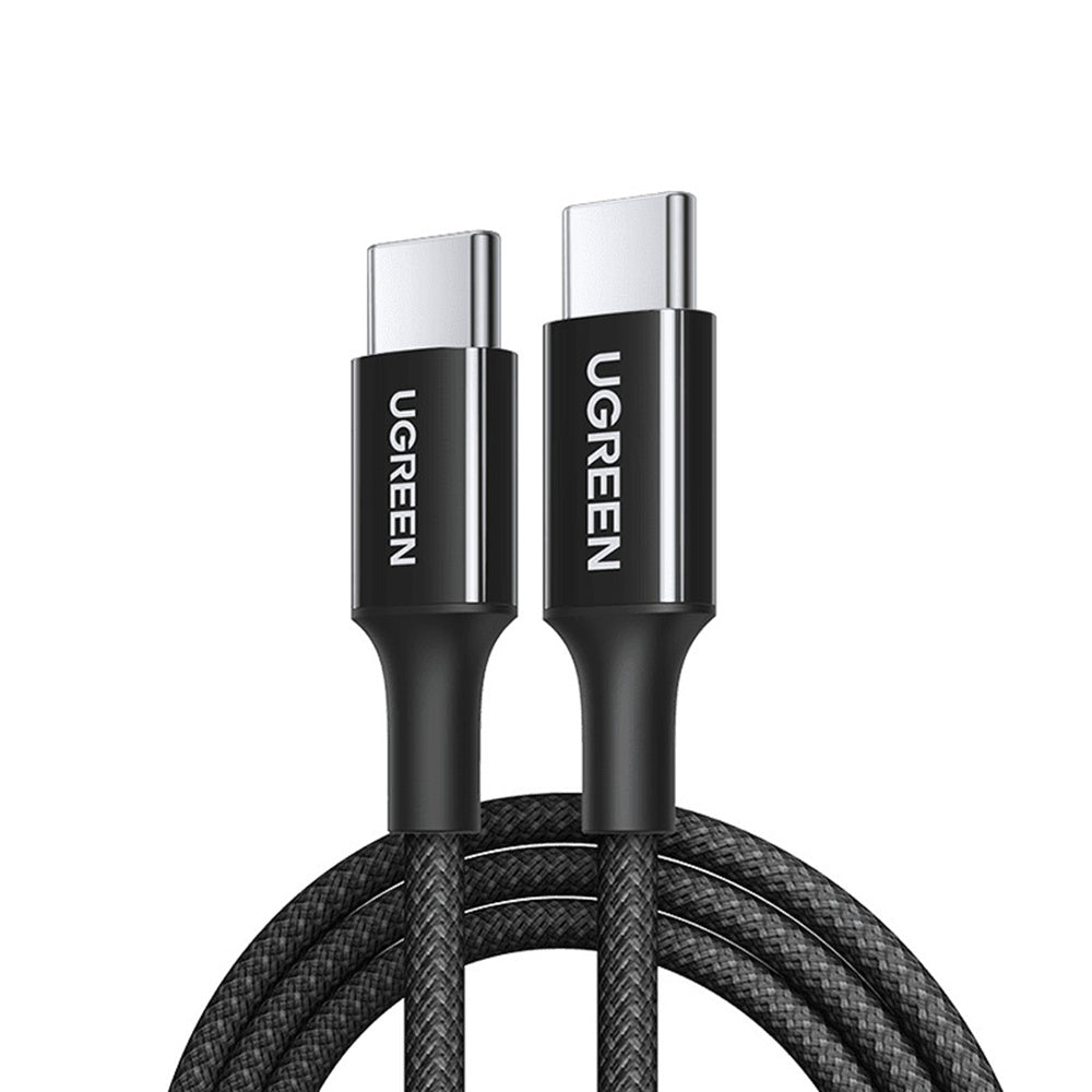 Ugreen - Data Cable L501 (35254) - USB-C to USB-C, 3A, 60W, 1m, Nylon - Black