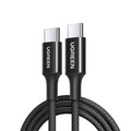 Ugreen - Data Cable L501 (35254) - USB-C to USB-C, 3A, 60W, 1m, Nylon - Black