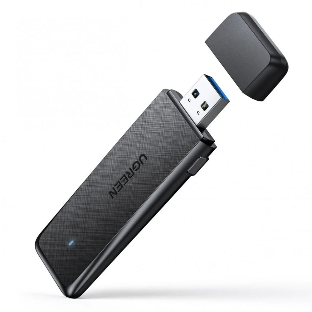 Ugreen - Wi-Fi Adapter CM492 (50340) - USB, 2.4Ghz/5Ghz, Station Mode, Soft AP, 2x Internal Antenna - Black