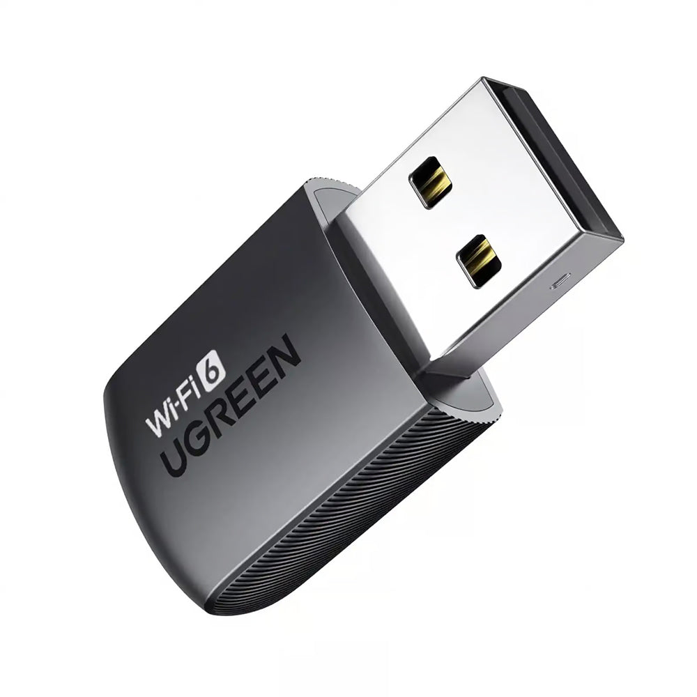 Ugreen - Wi-Fi Adapter CM762 (35264) - USB, 2.4Ghz/5Ghz, Built-in Single Antenna, Monitoring Mode, Built-in Driver - Bla