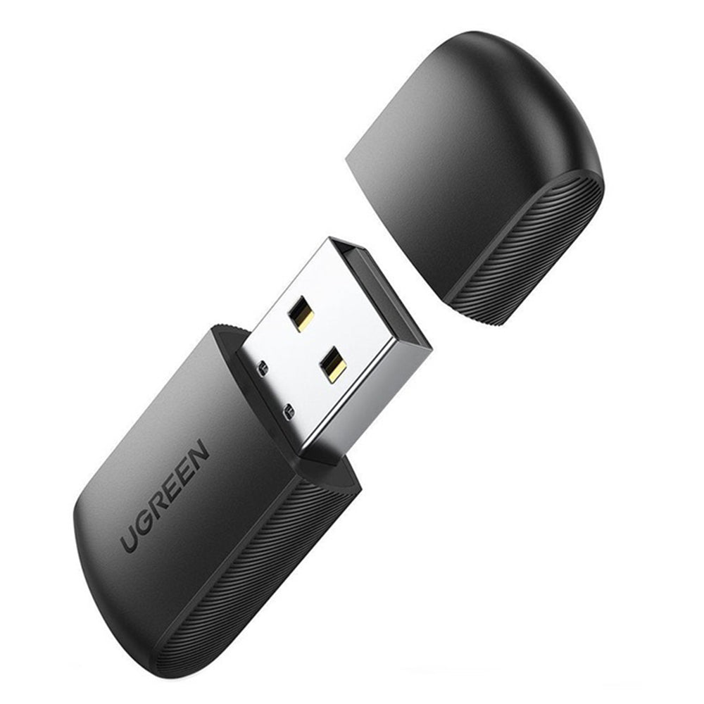 Ugreen - Wi-Fi Adapter CM448 (20204) - USB, 2.4Ghz/5Ghz, Built-in Single Antenna, Monitoring Mode Support - Black
