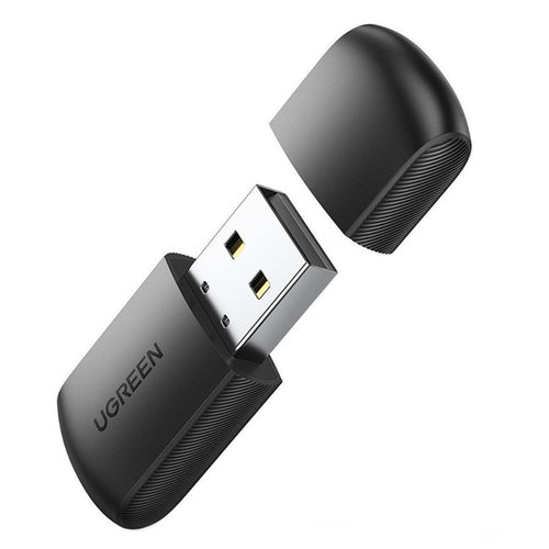 Ugreen - Wi-Fi Adapter CM448 (20204) - USB, 2.4Ghz/5Ghz, Built-in Single Antenna, Monitoring Mode Support - Black