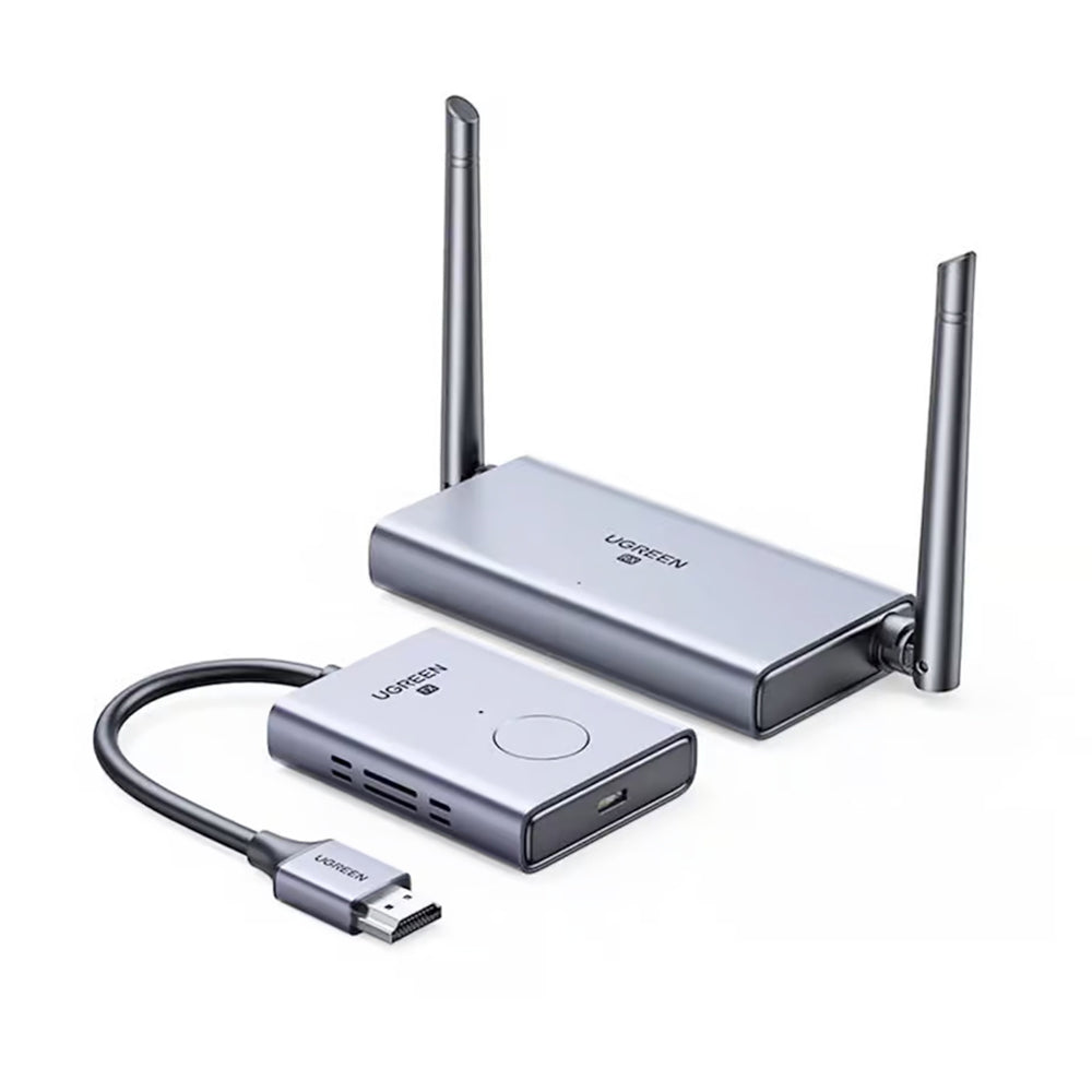Ugreen - Wireless Transmitter and Receiver CM506 (50633A) - HDMI Cable, 50M (4K@30Hz) - Black