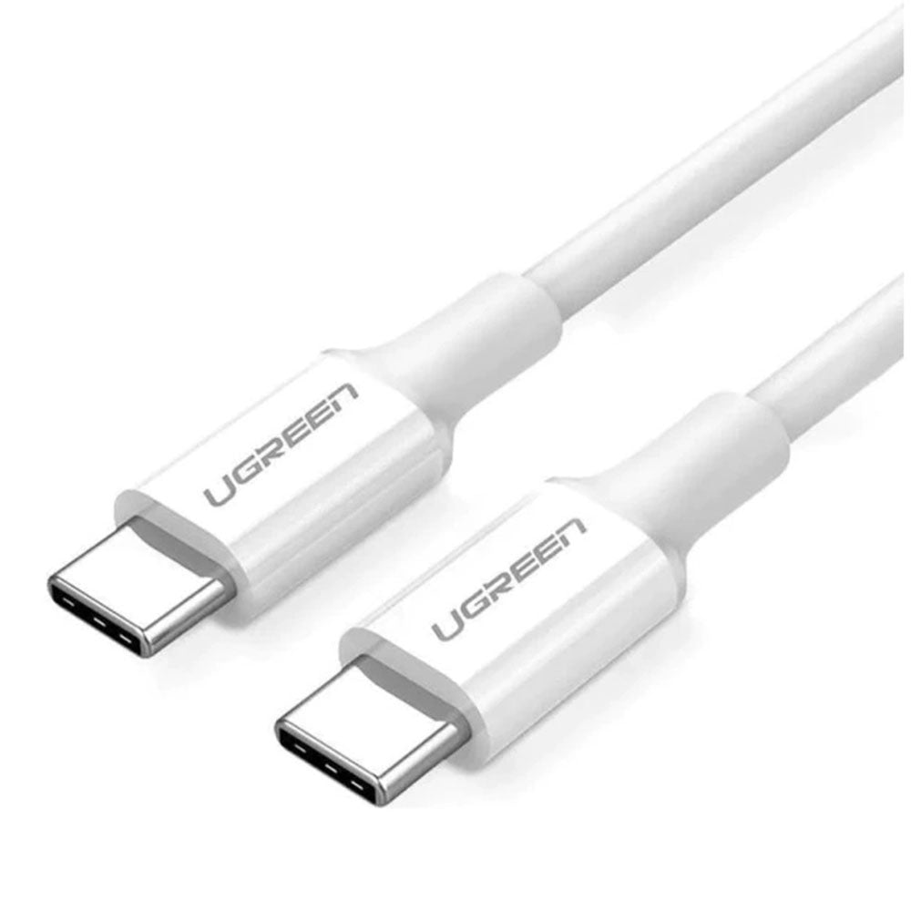 Ugreen - Data Cable US300 (60551) - USB-C to USB-C, 5A, 100W, 1m - White