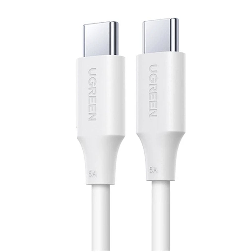 Ugreen - Data Cable US300 (60551) - USB-C to USB-C, 5A, 100W, 1m - White